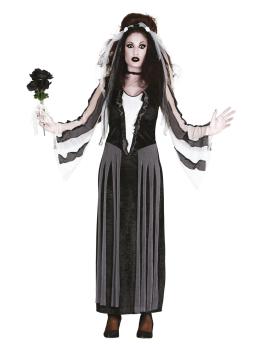 Disfraz de Mujer Fantasma de la Noche para Adulta