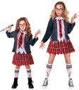 Disfraz de Niña Zombi Escolar para Niños
