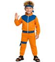Disfraz de Ninja Estilo Manga para Niño Naranja y Azul Naruto