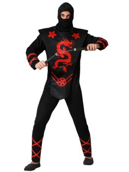 Disfraz de Ninja Negro para Hombre