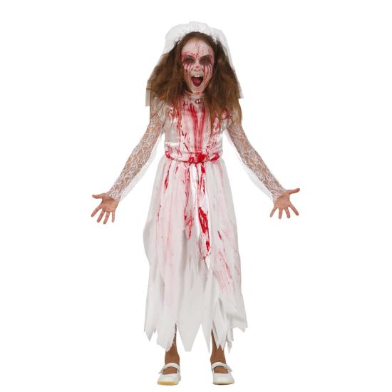 Disfraz de Novia Sangrienta Infantil