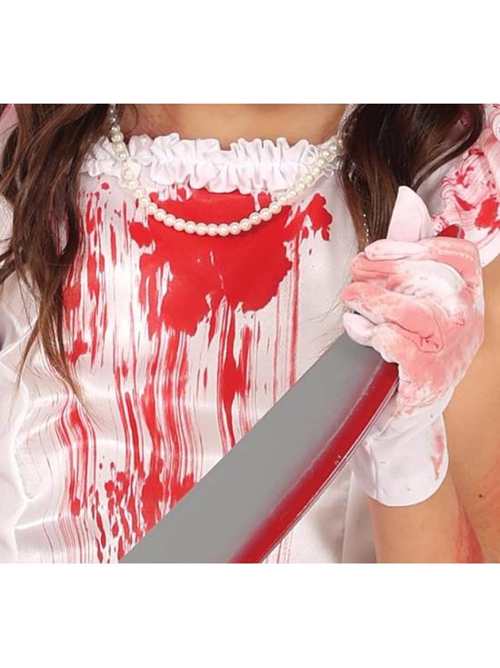 Disfraz de Novia Sangrienta Infantil con Velo y Vestido