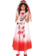 Disfraz de Novia Sangrienta Infantil con Velo y Vestido