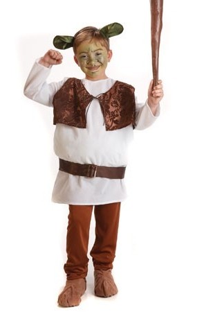 Disfraz de Ogro Verde infantil.