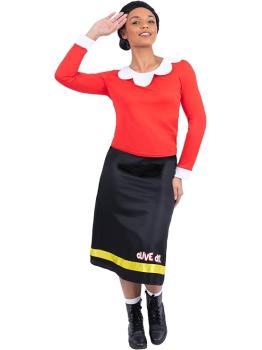 Disfraz de Olivia de Popeye para Mujer