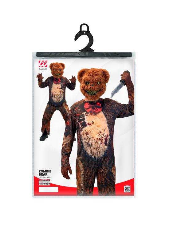 Disfraz de Osito Zombi para Niño con Máscara