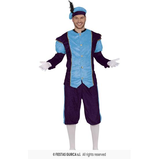Disfraz de Paje Real Azul adultos Disfraz de Paje Real Azul adultos