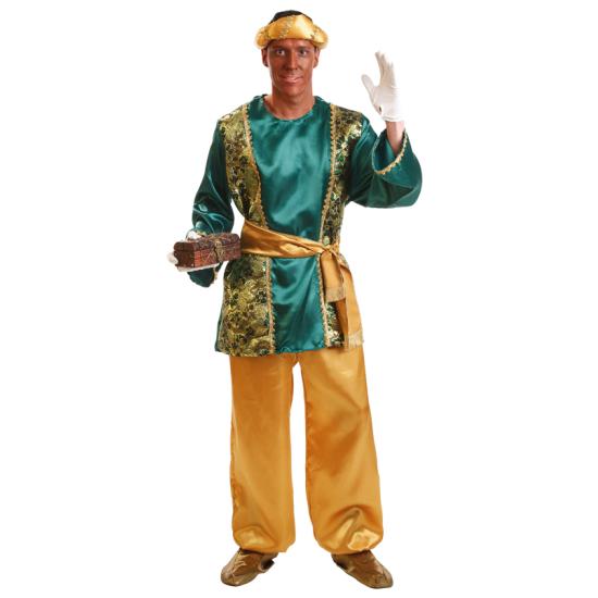 Disfraz de paje real de Baltasar para adulto