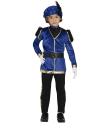 Disfraz de Paje Real Navideño azul para niño