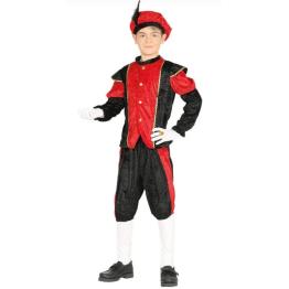 Disfraz de Paje Rojo para Niño
