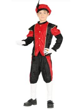Disfraz de Paje Rojo para Niño