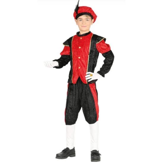 Disfraz de Paje Rojo para Niño