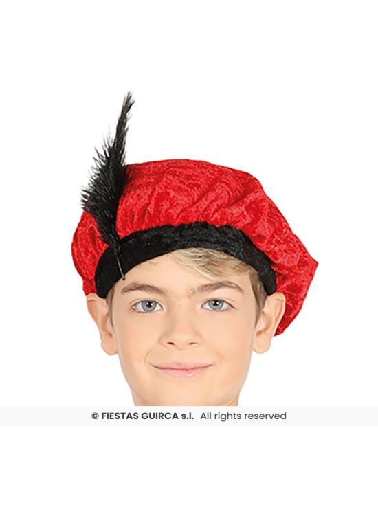 Disfraz de Paje Rojo para Niño