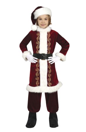 Disfraz de Papá Noel de la Navidad niño