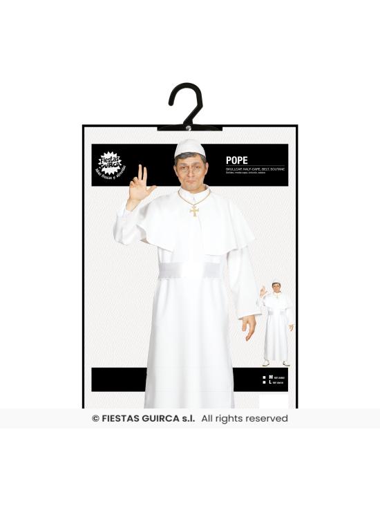 Disfraz de Papa Adulto – Traje Religioso para Carnaval y Fiestas