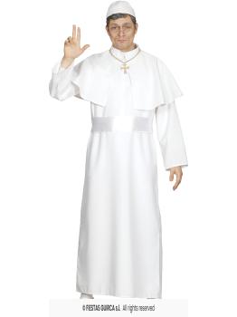 Disfraz de Papa Adulto – Traje Religioso para Carnaval y Fiestas