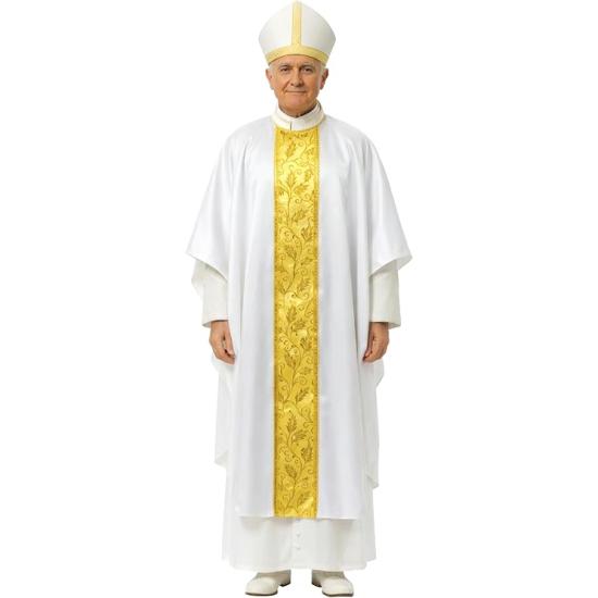 Disfraz de Papa para Hombre | Túnica Religiosa