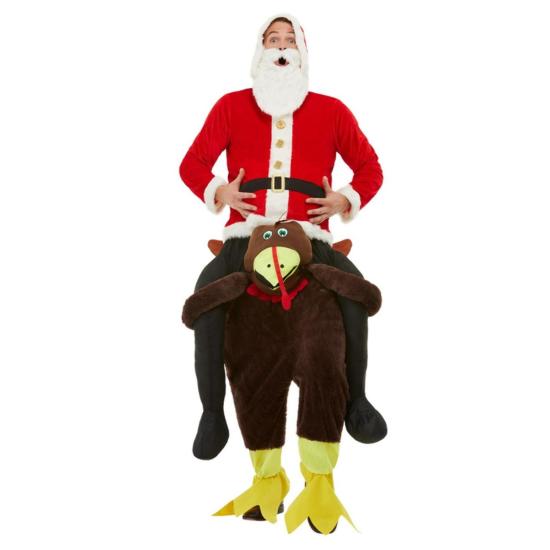 Disfraz de Pavo a Caballito adulto