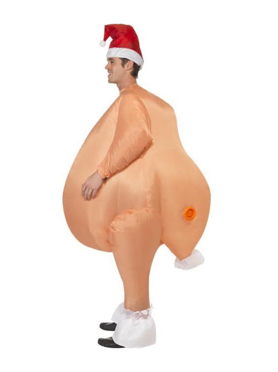 Disfraz de Pavo navideño inflable talla única