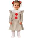 Disfraz de Payasa Terrorífica Lil Crazy Clown para Bebé Niña – Halloween