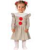 Disfraz de Payasa Terrorífica Lil Crazy Clown para Bebé Niña – Halloween