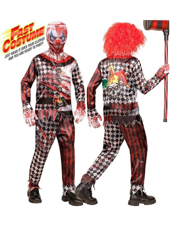 Disfraz de Payaso Malvado Infantil Fast Costume