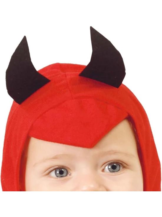 Disfraz de pequeño demonio infantil con alas