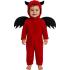 Disfraz de pequeño demonio infantil con alas