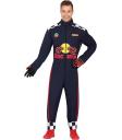 Disfraz de Piloto de Carreras para Hombre – Mono de Competición Automovilística para Fiestas, Carnaval y Halloween