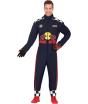 Disfraz de Piloto de Carreras para Hombre – Mono de Competición Automovilística para Fiestas, Carnaval y Halloween
