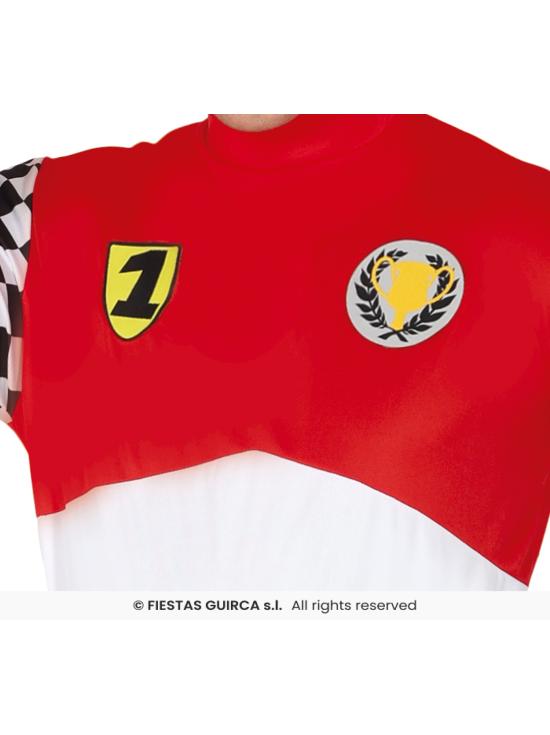 Disfraz de Piloto de Fórmula 1 Ferrari para Adultos