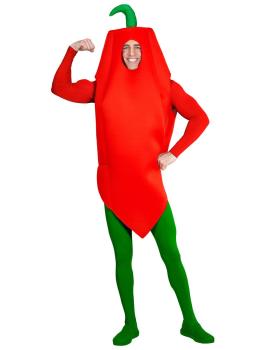 Disfraz Pimiento Rojo para adulto unisex