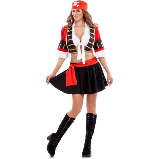 Disfraz de Pirata Calavera Sexy Mujer Disfraz de Pirata Calavera Sexy Mujer