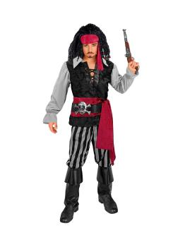 🎭 Disfraz de Pirata Clásico para Hombre – 7 Piezas