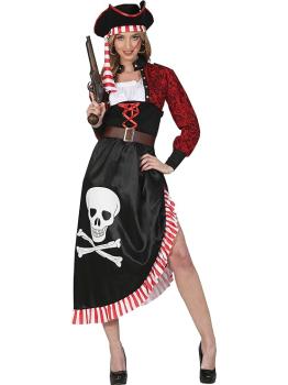 Disfraz de Pirata con Falda para Mujer