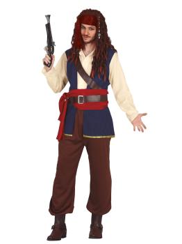 Disfraz de Pirata Corsario del Caribe para Hombre