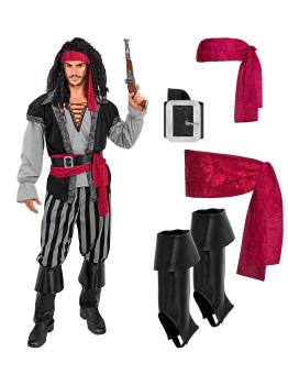 Disfraz de Pirata Hombre - Aventurero del Caribe