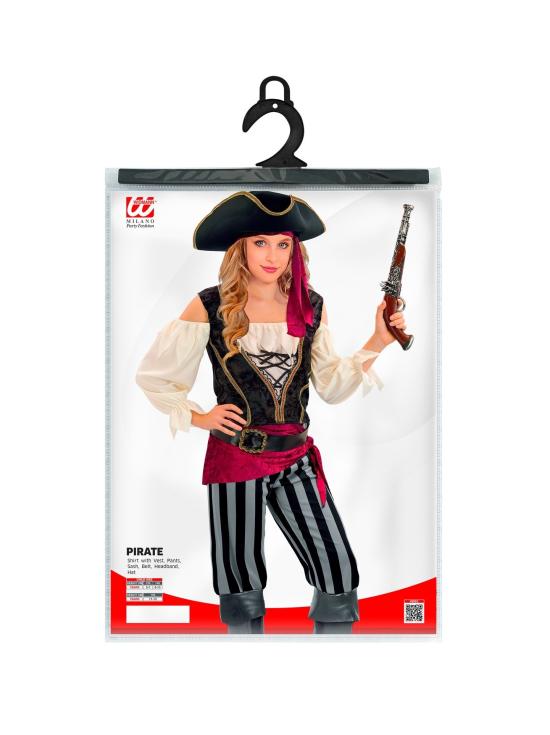 Disfraz de Pirata Mujer Deluxe – Estilo Corsaria Clásica