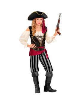 Disfraz de Pirata Mujer Deluxe – Estilo Corsaria Clásica