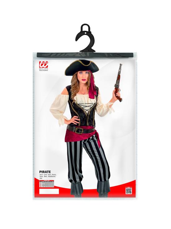 Disfraz de Pirata Mujer Deluxe – Estilo Corsaria Elegante