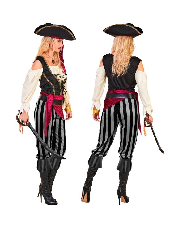 Disfraz de Pirata Mujer Deluxe – Estilo Corsaria Elegante