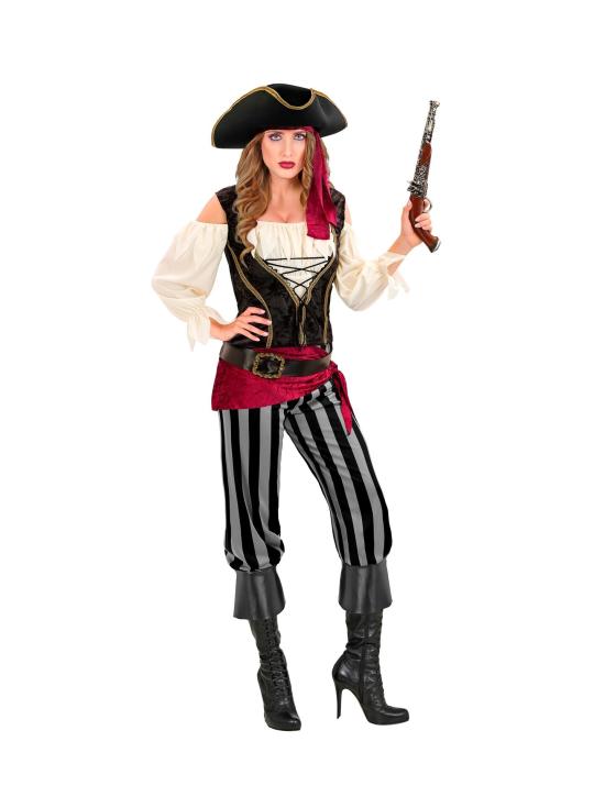 Disfraz de Pirata Mujer Deluxe – Estilo Corsaria Elegante