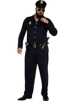 Disfraz de Policía Tallas Grandes adulto