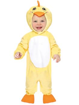 Disfraz de Pollito Amarillo de Peluche para Bebé **