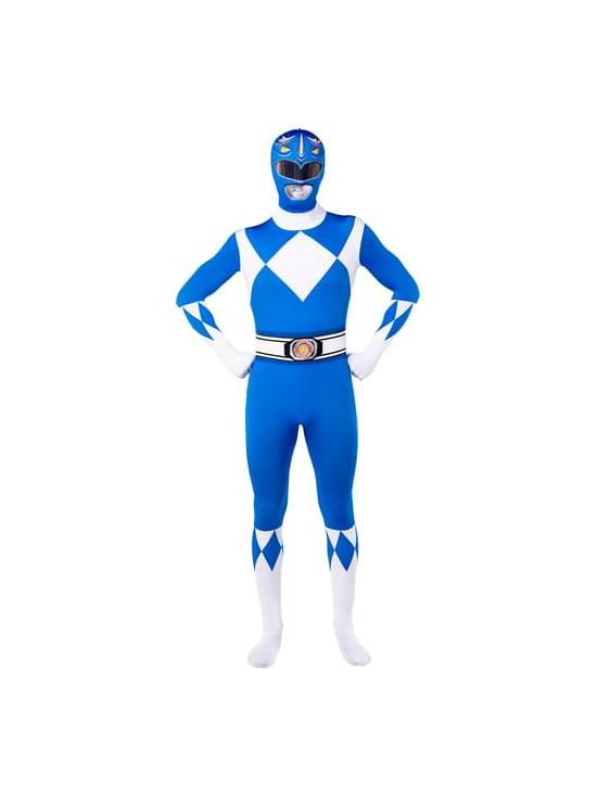 Disfraz de Power Ranger Azul Segunda piel