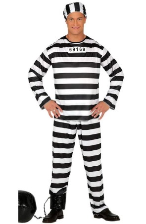 Disfraz de Preso talla adulto
