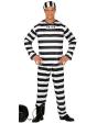 Disfraz de Prisionero Adulto – Traje de Preso de Cárcel Carnaval