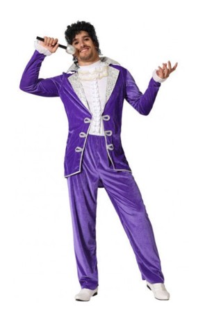 Disfraz de Prince "Purple Rain" Económico para hombre