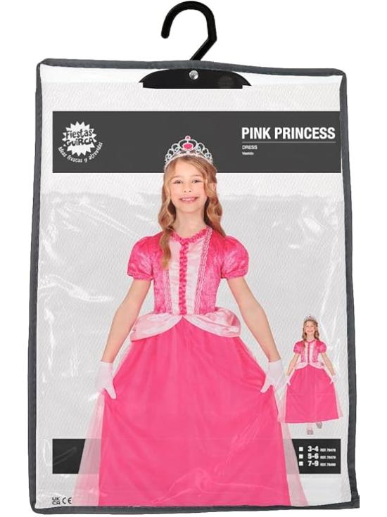 Disfraz de Princesa Bonita en Rosa para Niña