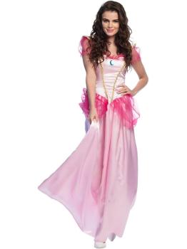 Disfraz de Princesa Peach adulta